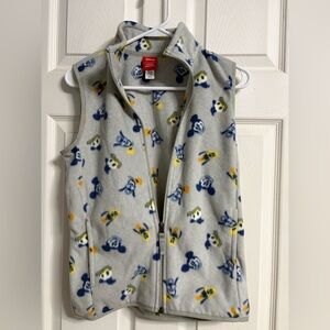 Disney Fleece with Blue and Yellow Mickey Design